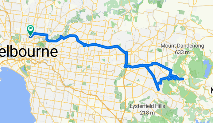 weekend ride to Dandenongs