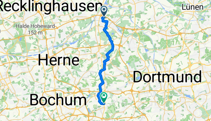 Hagenstraße, Castrop-Rauxel nach Hauptstraße, Bochum