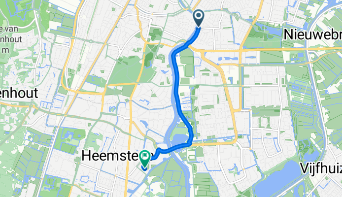Byzantiumstraat, Haarlem to Jaagpad, Heemstede