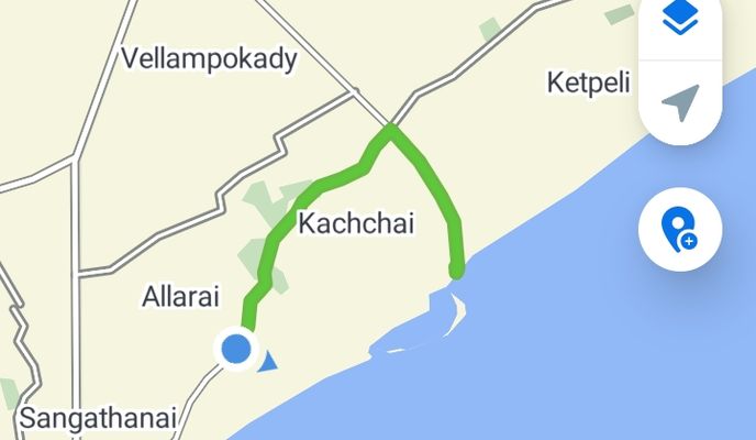 Foto 2 der Bikemap-Route "2025.09.22  දින  1000 පැය සිට  1200"