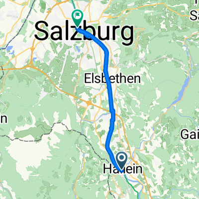 Von Hallein bis Salzburg