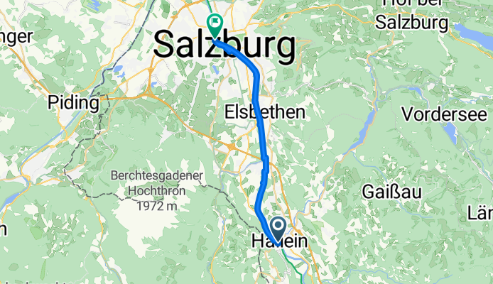 Von Hallein bis Salzburg