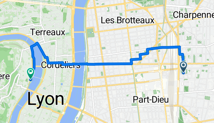 Rue Maurice Flandin nach Quai Romain Rolland