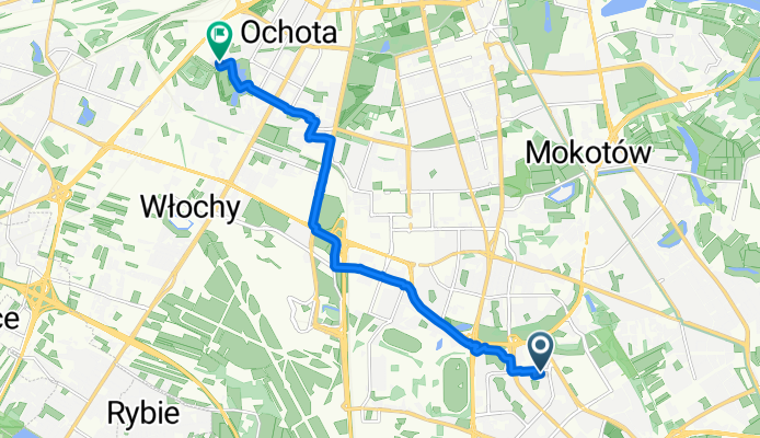 Zamiany, Warszawa do Filipinki, Warszawa
