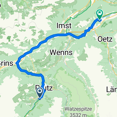 Ried im Oberinntal nach Haiming (Innradweg)