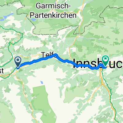 Haiming nach Innsbruck (Innradweg)