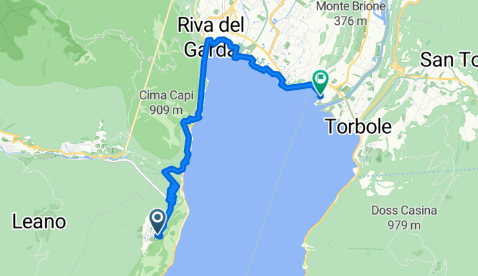 Pregasina, Riva del Garda to Via Lungo Sarca, Arco