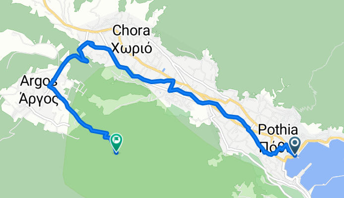 Kalymnou-Vatheos, Kalymnos naar Kalymnou