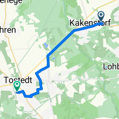Weidenstraße, Kakenstorf nach Minitos, Tostedt