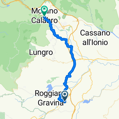Scalo Ferroviario, San Marco Argentano nach Via Vallone, Morano Calabro