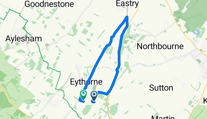 Waldershare House, Dover to Waldershare Park, Dover