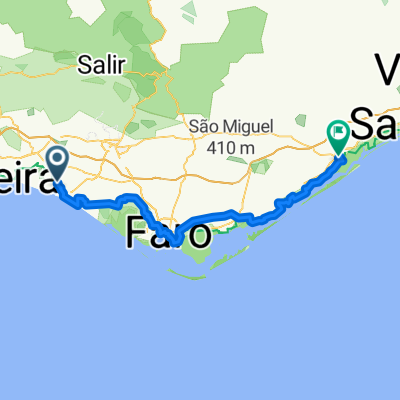 Vilamoura to Tavira