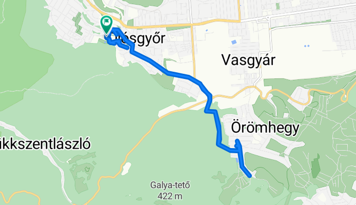 Diósgyőri vár - Komlóstető - Diósgyőri vár