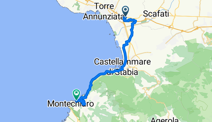 Via Plinio, Pompeii to Piazza Marina d'Equa, Vico Equense