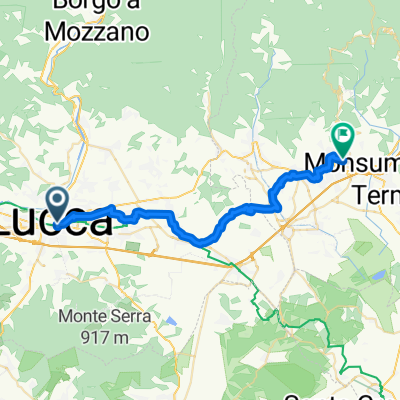 Via del Fosso, Lucca to Viale Giuseppe Verdi, Montecatini-Terme