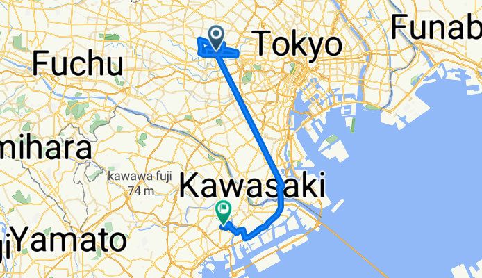 １丁目 までワイドビュー北台