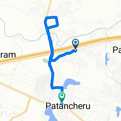 G7W9+JFC to Patancheru - Chandanagar Road