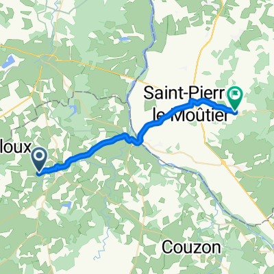 D 64, Lurcy-Lévis nach D 978 A, Azy-le-Vif