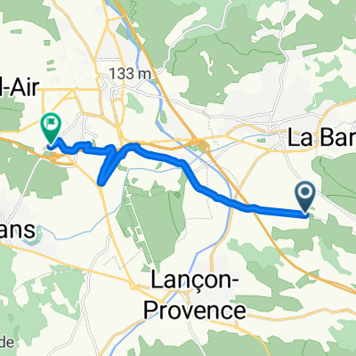 Via Aurelia - Grande Rue 653 A, Pélissanne nach Voie Aurelienne, Grans
