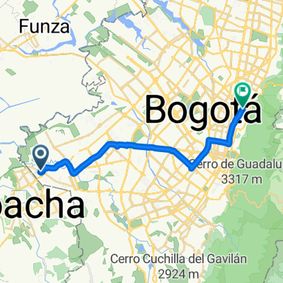 Alameda el Porvenir, Bogotá a Avenida Carrera 7, Bogotá