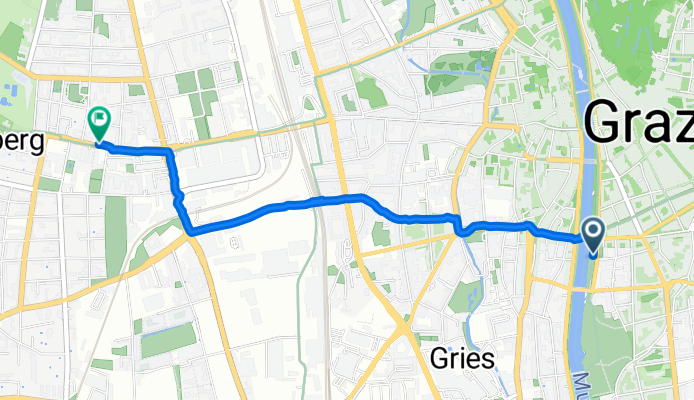 Zimmerplatzgasse, Graz nach Eggenberger Allee, Graz