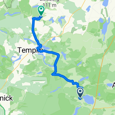 Templiner Straße, Joachimsthal nach Stabeshöhe, Boitzenburger Land