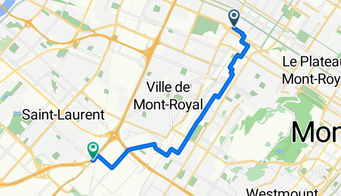 Casgrain to 5600 Côte-de-Liesse