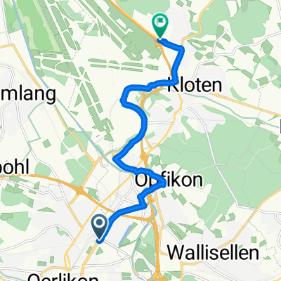 Thurgauerstrasse to Kloten