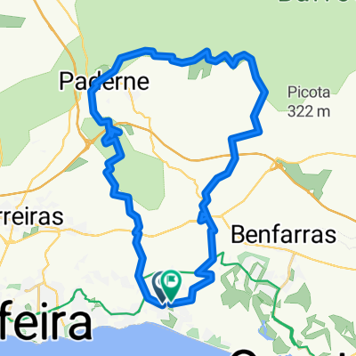 Castelo de Paderne – Romeinse brug van Paderne rondtocht vanuit Pinhal do Concelho