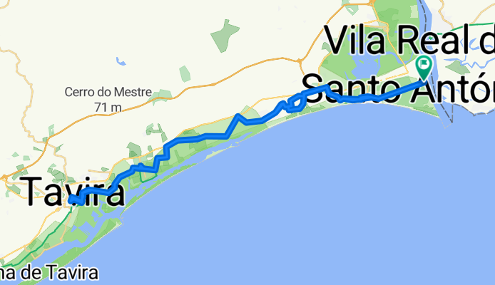 Romeinse brug van Tavira – Nieuwe brug over de Rio Gilão rondtocht vanuit Monte Gordo