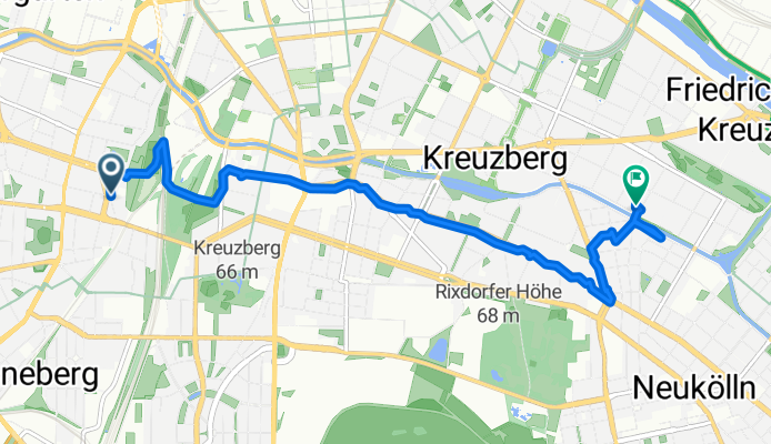 Bülowstraße, Berlin nach Paul-Lincke-Ufer, Berlin