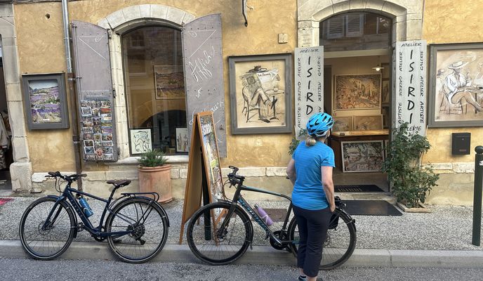 Photo 2 of the Bikemap route "Chemin de Gastoul, Cucuron to Route de Cadenet, Vaugines"