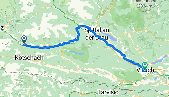 Route to Bahnhofstraße