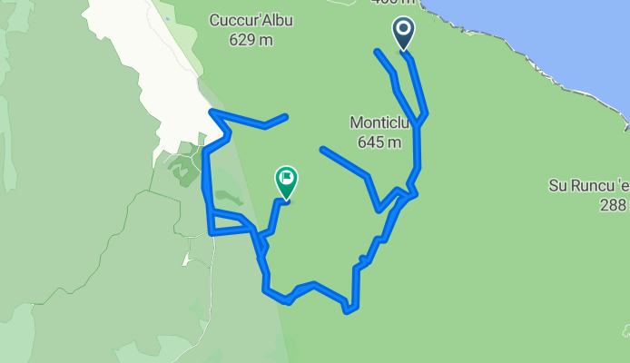 Da Strada Senza Nome a sentiero per Cala Goloritzè