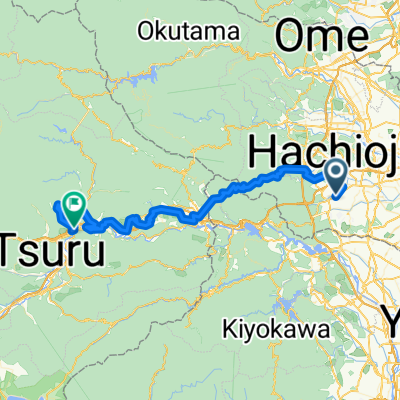 東浅川町, 八王子市へ大月1丁目, 大月市