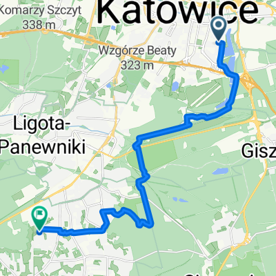 I Paderewskiego, Katowice do Orla, Katowice