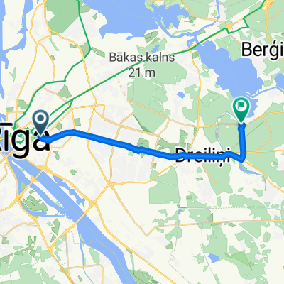 Blaumaņa iela, Riga to Bebrenes iela, Riga