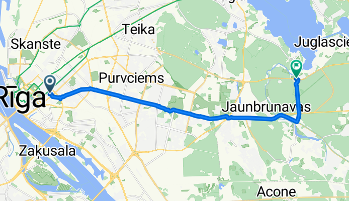 Blaumaņa iela, Riga to Bebrenes iela, Riga