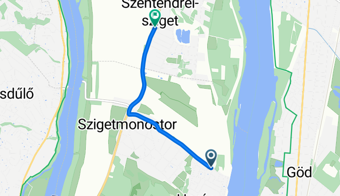 Áfonya tér - Csóka utca