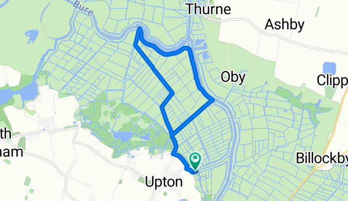 Pumping station and back via Black Mill