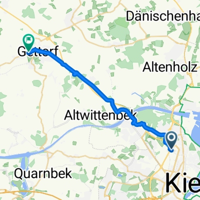 Neufeldtstraße, Kiel nach Hasselrott, Gettorf