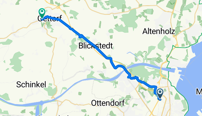 Neufeldtstraße, Kiel nach Hasselrott, Gettorf