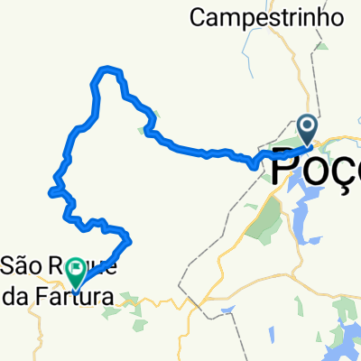 Rota do Vulcão 01 - Poços de Caldas a São Roque da Fartura, 31.2 km