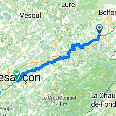 Colombier-Fontaine - Besançon