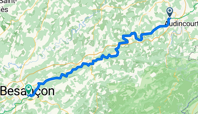 Colombier-Fontaine - Besançon