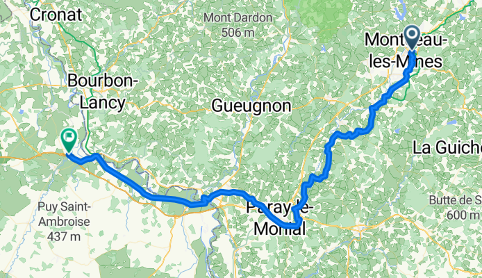 Montceau-les-Mines - Dompierre-sur-Besbre