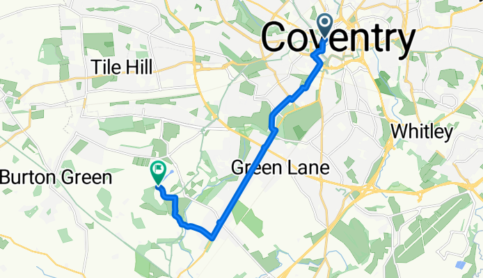 Town Wall Tavern to Leighfield Road