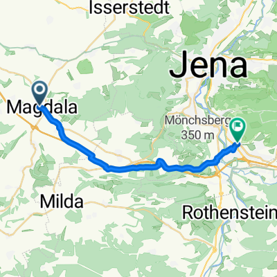 Ottstedter Straße, Magdala nach Richard-Zimmermann-Straße, Jena