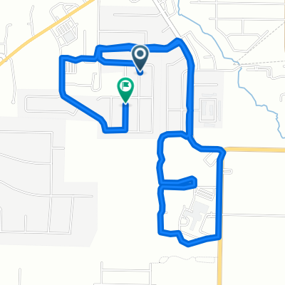 S Amber Dawn Ave, Farmington to S Amber Dawn Ave, Farmington