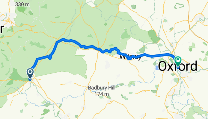 From Cirencester to Oxford